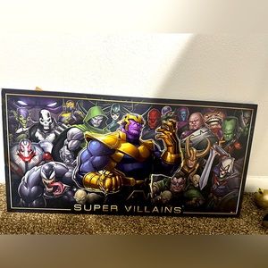 Marvel Supervillains 12”x24” wall decor